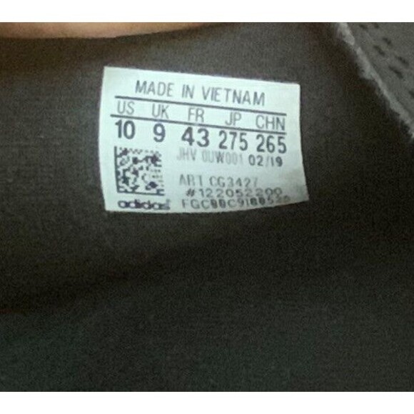 adidas Men's Essentials Comfort Slides Black/White CG3427 Size 10 - Picture 5 of 5